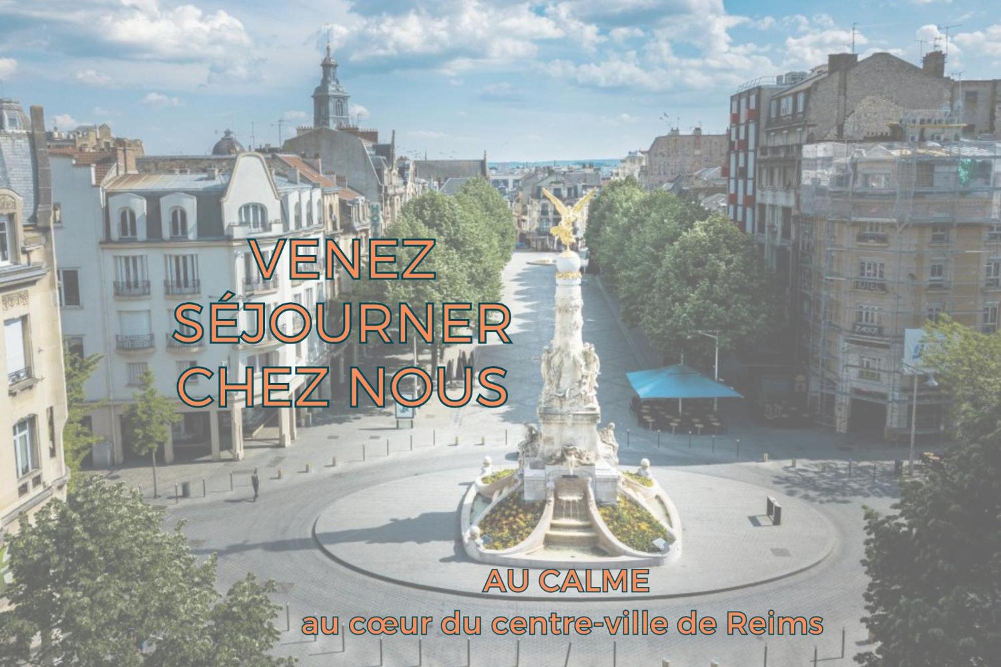 T3 Au Cœur Historique de Reims Place D'Erlon Exterior foto